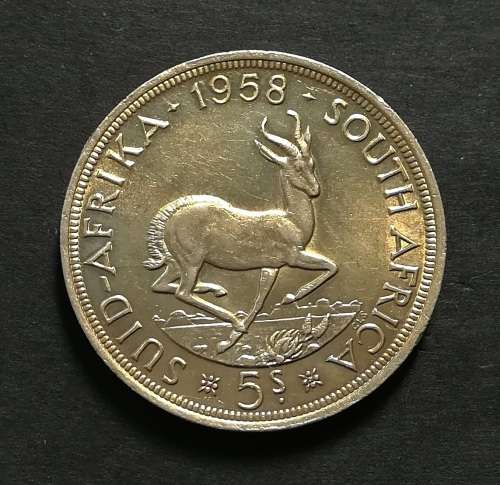 UNION 1958 5 SHILLINGS