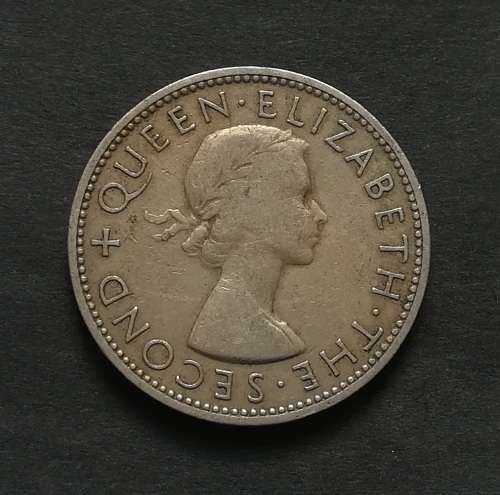 SOUTHERN RHODESIA 1954 2 SHILLINGS **RARE**