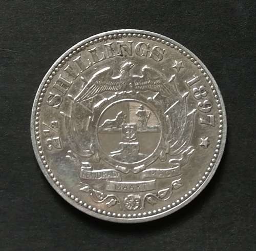 ZAR 1897 2.5 SHILLINGS **POLISHED**