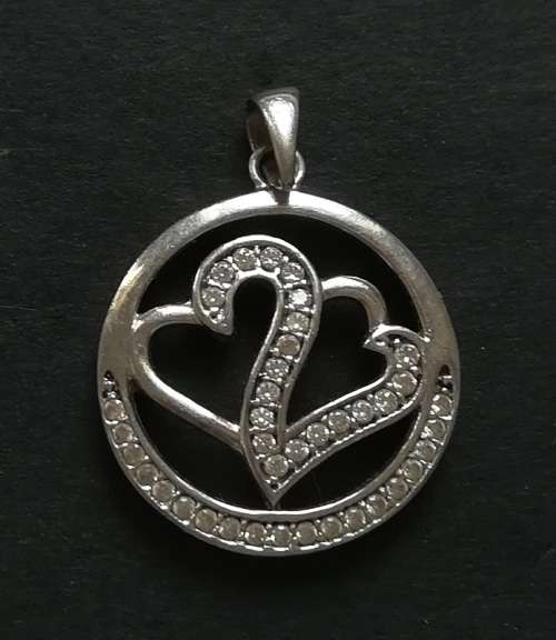 STERLING SILVER PENDANT 17 X 17 MM 2.1 GRAMS