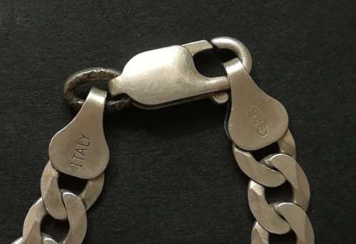 STERLING SILVER CHAIN  ITALY 580MM 19.5 GRAMS