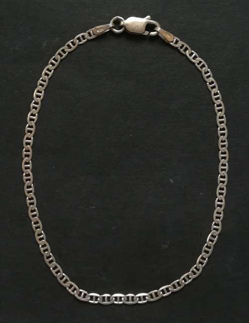 STERLING SILVER  CHAIN BRACELET 190MM 1.9GRAMS