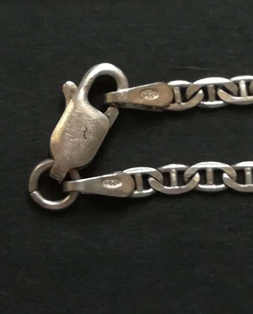 STERLING SILVER  CHAIN BRACELET 190MM 1.9GRAMS