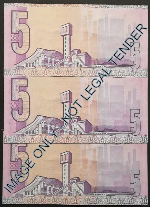 GPC DE KOCK 5 RAND 2ND ISSUE (3 NOTES SEQUENCE)