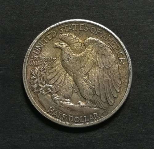 UNITED STATES 1917 SILVER WALKING LIBERTY HALF DOLLAR