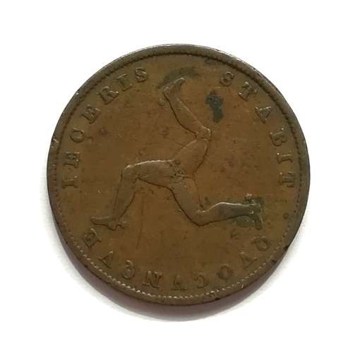 ISLE OF MAN 1839 HALF PENNY