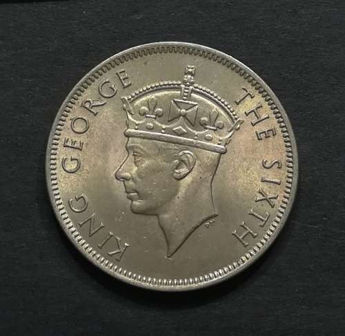SOUTHERN RHODESIA 1952 2 SHILLING **EXCELLENT** MARK UNDER DATE
