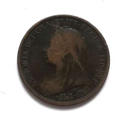 GREAT BRITAIN 1897 HALF PENNY
