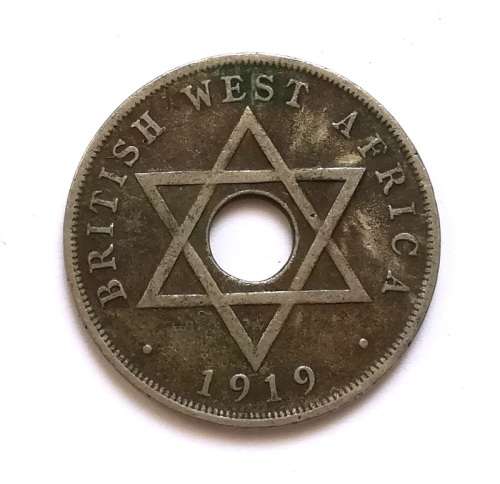 BRITISH WEST AFRICA 1919 PENNY