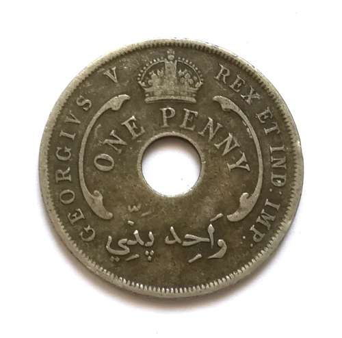 BRITISH WEST AFRICA 1919 PENNY