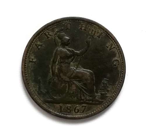 GREAT BRITAIN 1867 FARTHING
