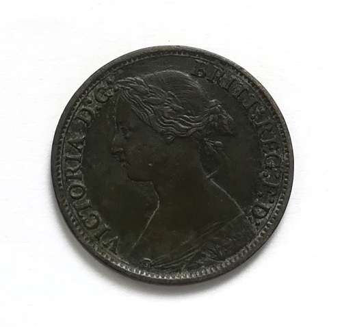 GREAT BRITAIN 1867 FARTHING