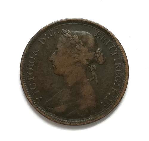 GREAT BRITAIN 1893 HALF PENNY