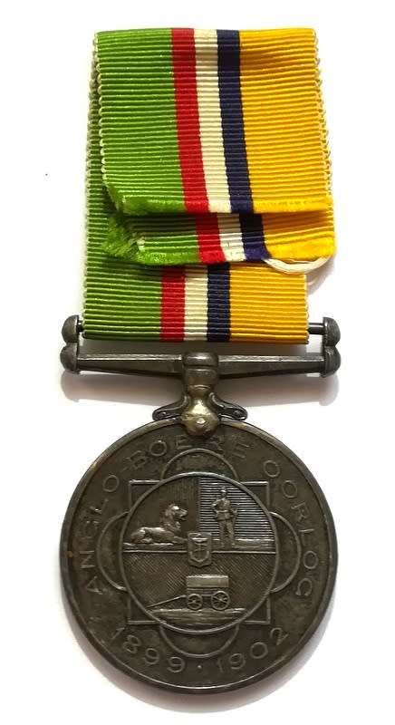 ANGLO BOER WAR 1899-1902 MEDAL - BURGER JJ PRINSLOO