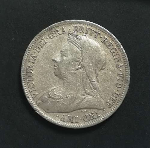 GREAT BRITAIN 1900 SILVER SHILLING