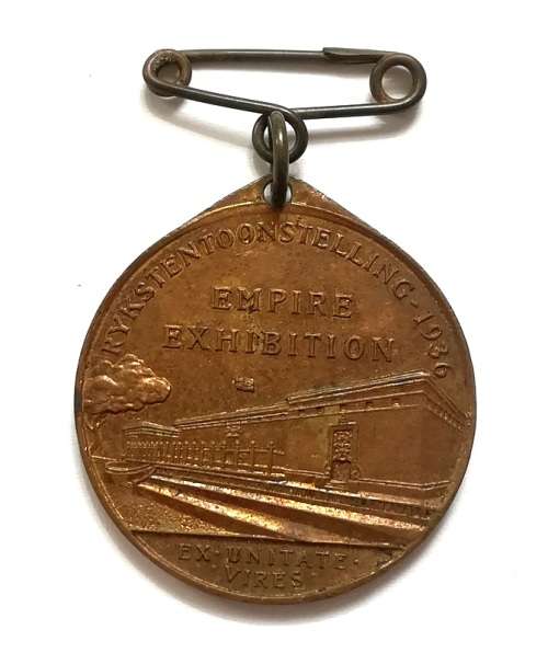 1936 JOHANNESBURG EMPIRE EXHIBITION MEDALLION 32MM