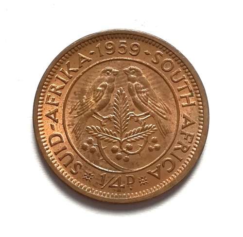 UNION 1959 QUARTER PENNY