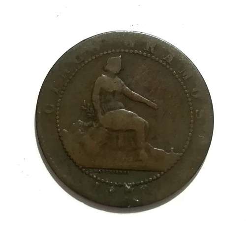 SPAIN 1870 5 CENTIMOS