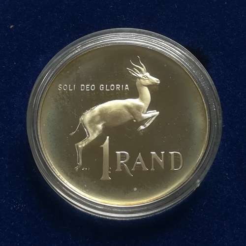 REPUBLIC 1990 PROOF SILVER 1 RAND S A M