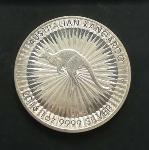 2016 AUSTRALIAN KANGAROO 1 OUNCE FINE SILVER DOLLAR
