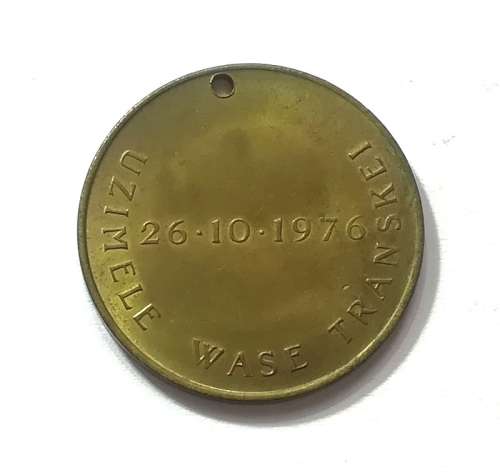 TRANSKEI 1976 UZIMELE WASE TOKEN 30MM