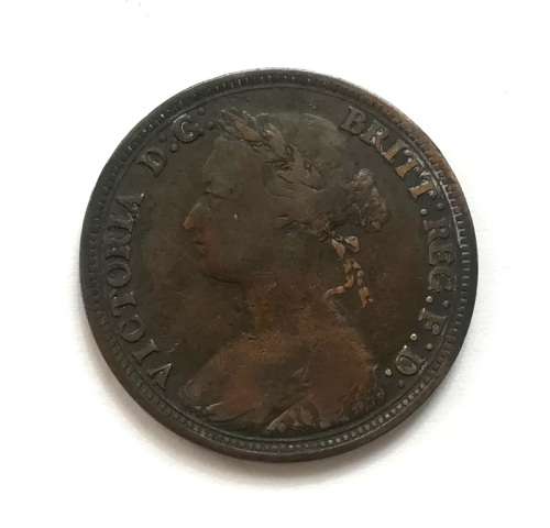 GREAT BRITAIN 1880 HALF PENNY