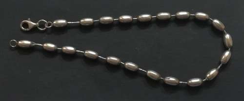 STERLING SILVER BRACELET 220MM 7.5G