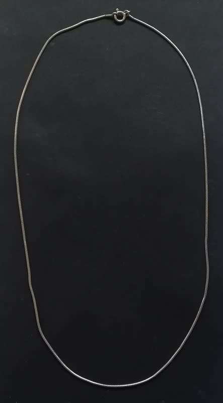 STERLING SILVER   CHAIN 450MM 4.4G