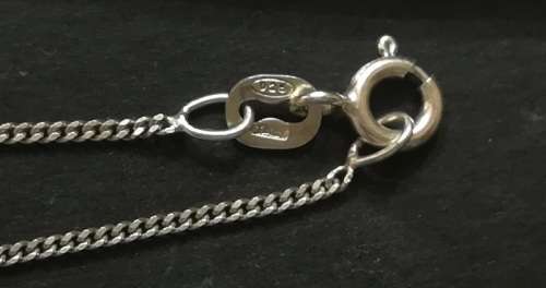 STERLING SILVER - ITALY  CHAIN  450MM 2G