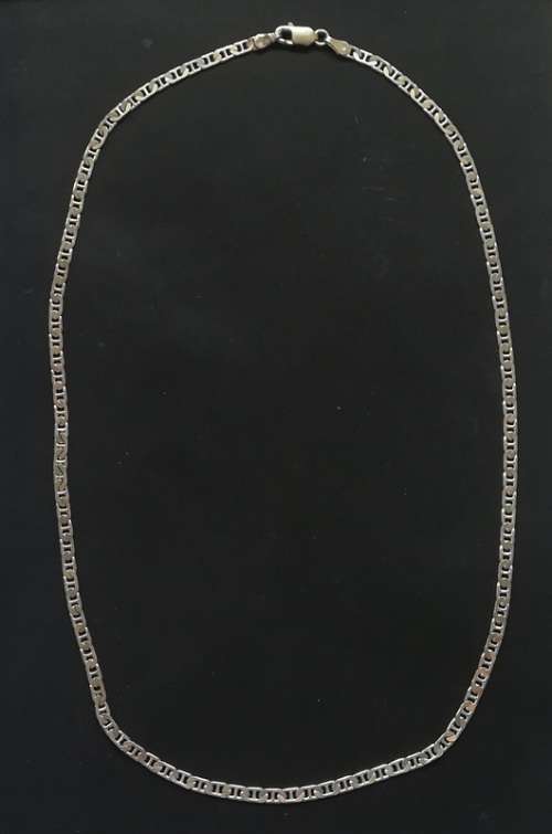 STERLING SILVER ITALY  CHAIN  420MM 7.4G
