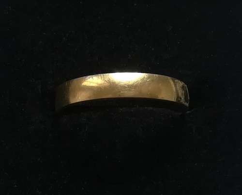 9K GOLD BAND/RING 1.8G SIZE *P*
