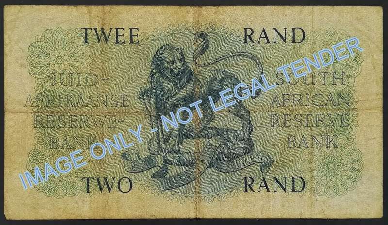 G RISSIK 1962 2 RAND 1ST ISSUE