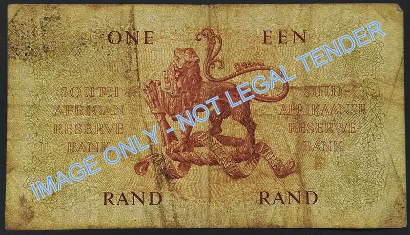 M H DE KOCK 1 RAND **FILLER NOTE**