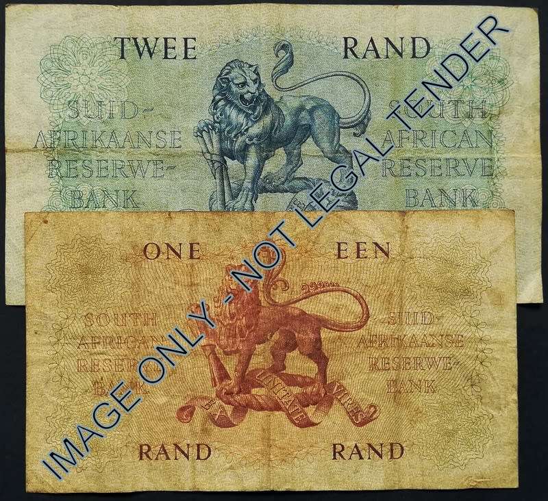 G RISSIK 1 + 2 RAND  **2 FILLER NOTES**