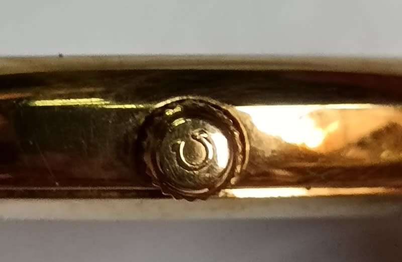 18CT GOLD OMEGA DE VILLE CALIBRE 1532 GENT`S WATCH