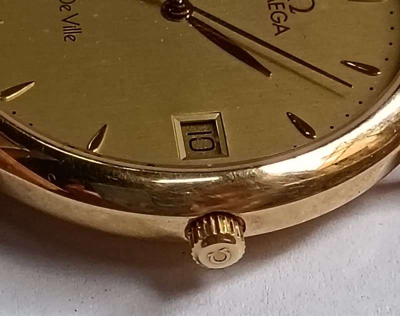 18CT GOLD OMEGA DE VILLE CALIBRE 1532 GENT`S WATCH