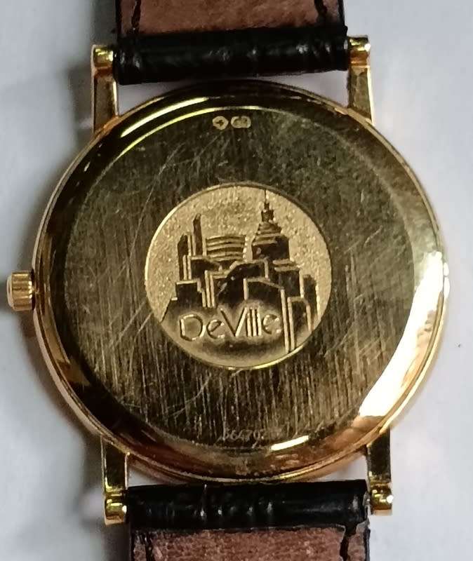 18CT GOLD OMEGA DE VILLE CALIBRE 1532 GENT`S WATCH