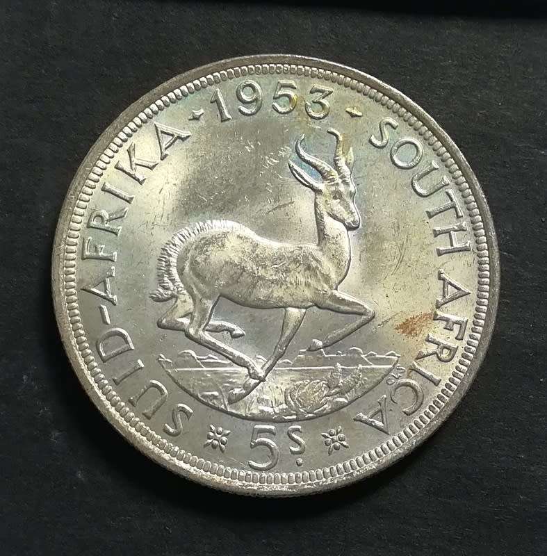 UNION 1953 5 SHILLINGS **EXCELLENT**
