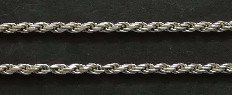 STERLING SILVER BRACELET 3G 190MM