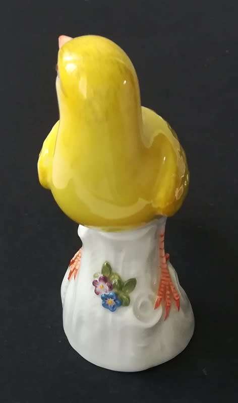 MEISSEN PORCELAIN CANARY BIRD FIGURING GERMANY 105X70MM