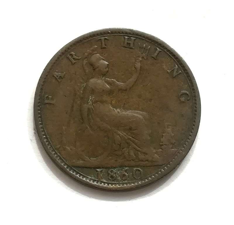 GREAT BRITAIN 1860 1/4 PENNY