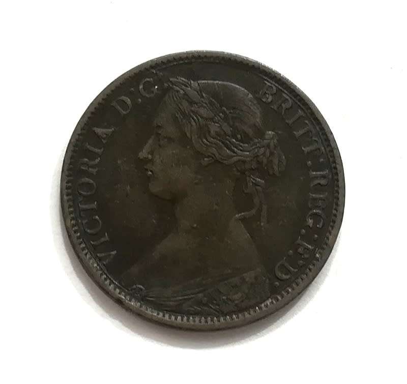 GREAT BRITAIN 1860 1/4 PENNY