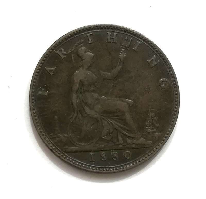 GREAT BRITAIN 1880 1/4 PENNY