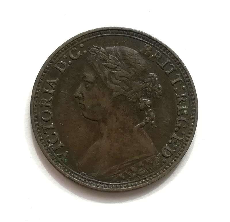 GREAT BRITAIN 1880 1/4 PENNY