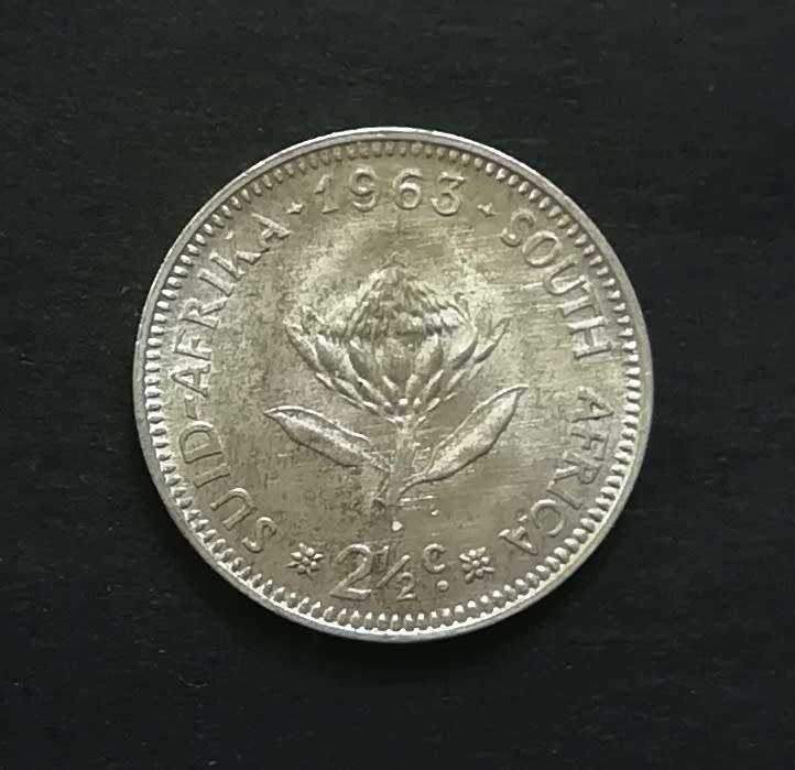 REPUBLIC 1963 2.5 CENTS *EXCELLENT*