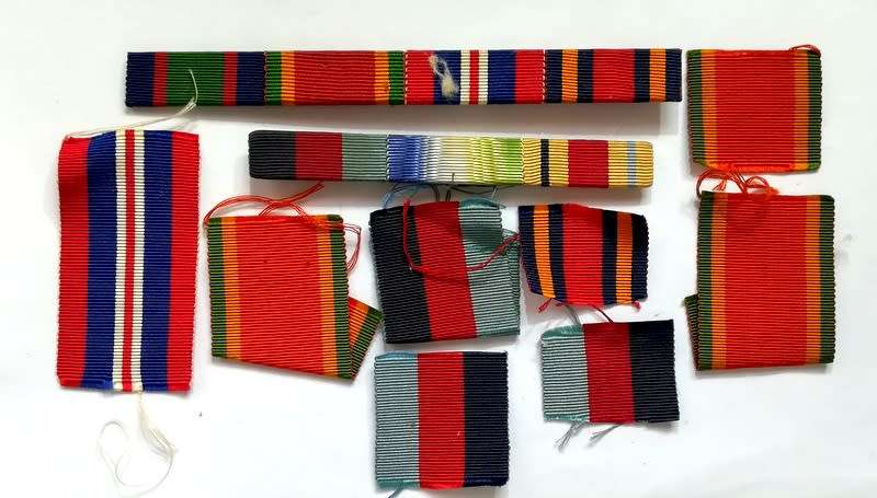 WW2 SET OF 7 SOUTH AFRICAN NAVY MEDALS AWARDED TO 67445 R E WILSON S A N FULL SIZE