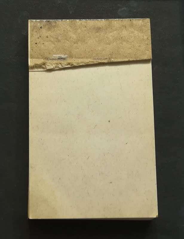 STERLING SILVER NOTEPAD/BOOK 43GRAMS 47X70MM