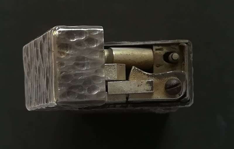 DUNHILL LIGHTER - SILVER PLATE - GOOD WORKING CONDITION 22X62MM