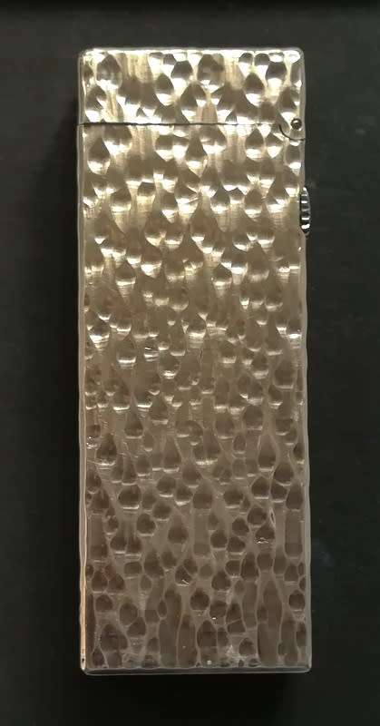 DUNHILL LIGHTER - SILVER PLATE - GOOD WORKING CONDITION 22X62MM