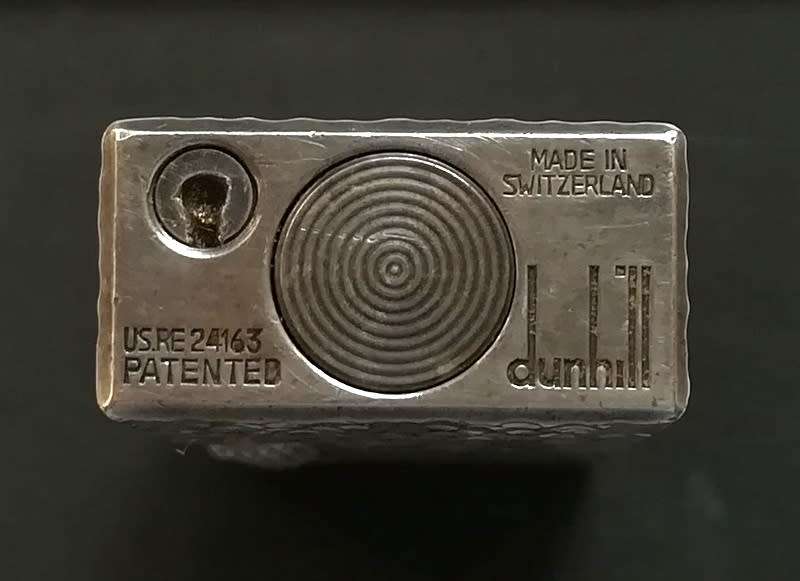 DUNHILL LIGHTER - SILVER PLATE - GOOD WORKING CONDITION 22X62MM